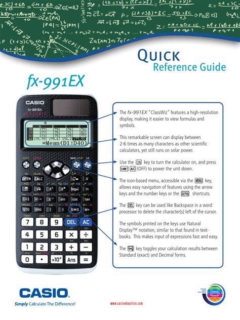 fx-991EX: The Ultimate Guide for Scientists and Students