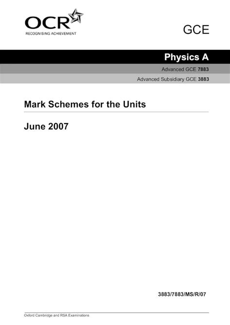 g484 unofficial mark scheme 11 june 2014 Reader