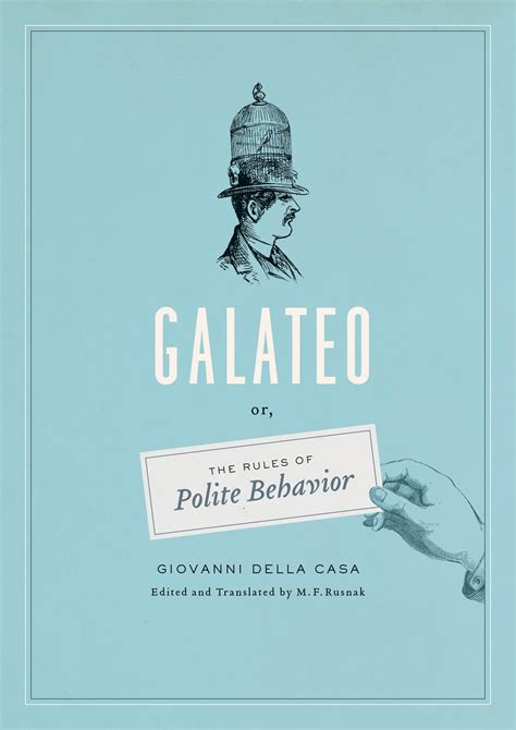 galateo or the rules of polite behavior Kindle Editon