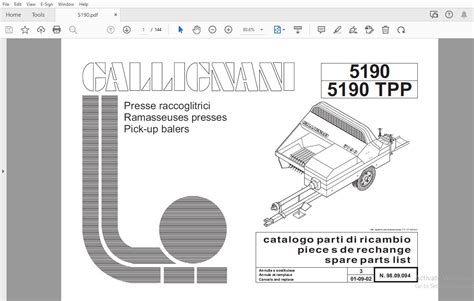 gallignani manuale 5190 Ebook PDF