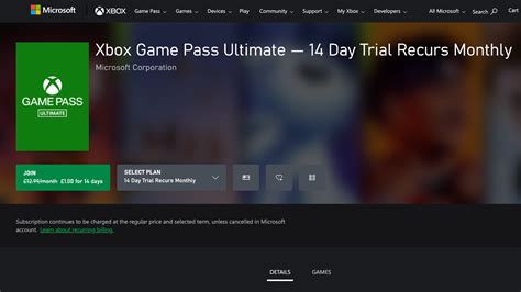 gamepass trial on account thats had gamepass