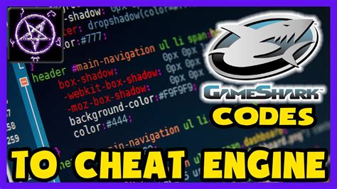 gameshark cheat codes