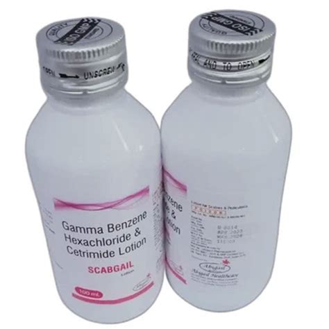 gamma benzene hexachloride and cetrimide lotion