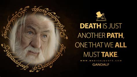 gandalf quote about death