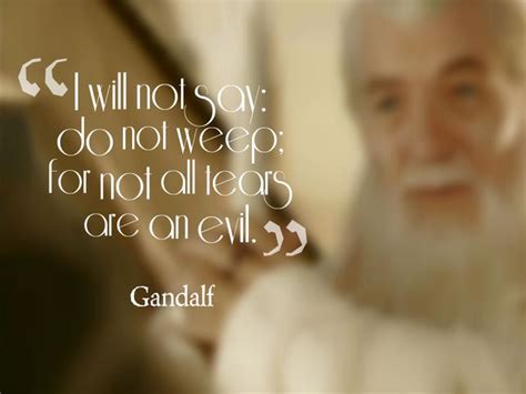 gandalf tears