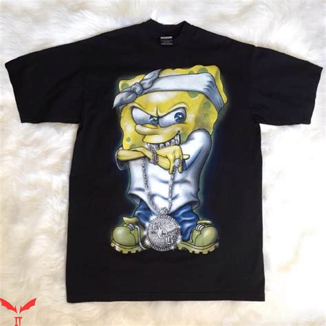 gangsta spongebob shirt