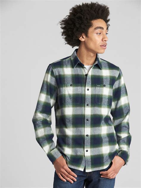 gap flannel shirt