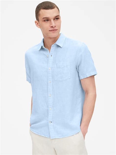 gap mens linen shirt