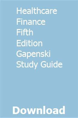 gapenski 5th edition solutions manual Kindle Editon
