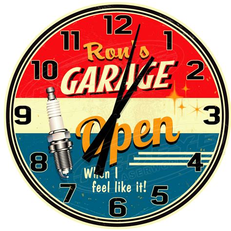 garage wall clock