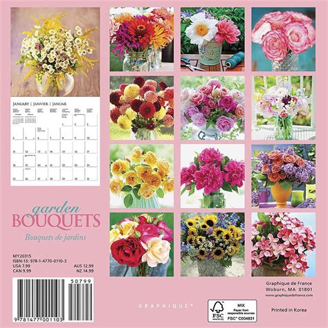 garden bouquets 2015 calendar multilingual edition Doc