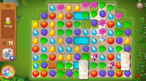 Gardenscapes Level 25 Walkthrough