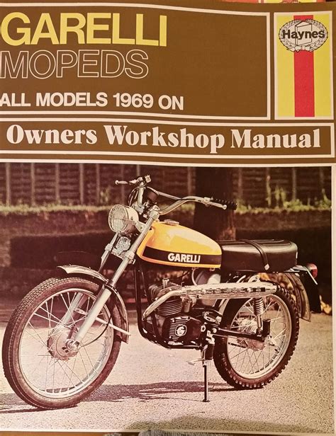 garelli mopeds owners workshop manual Kindle Editon