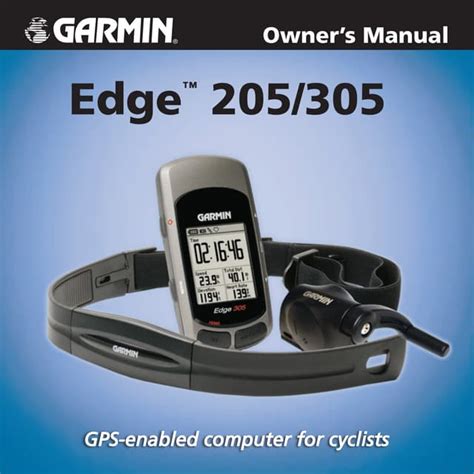 garmin 305 edge manual Kindle Editon