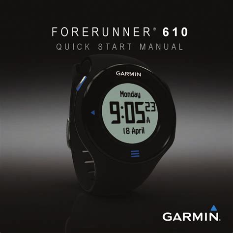 garmin 610 quick start manual Reader