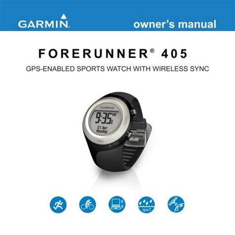 garmin forerunner 405 user manual Reader