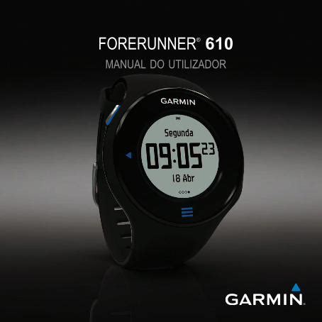 garmin forerunner 610 manual portugues PDF