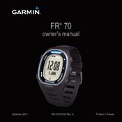 garmin fr70 owner manual PDF