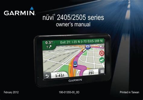 garmin nuvi 2405 2505 series owner manual Ebook Doc