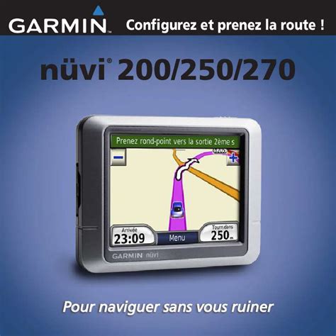 garmin nuvi 250 instructions PDF