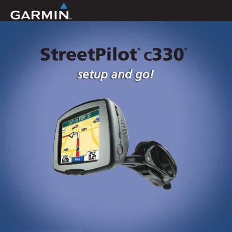 garmin streetpilot c330 user manual PDF