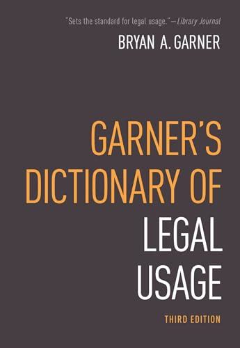 garners dictionary of legal usage Doc