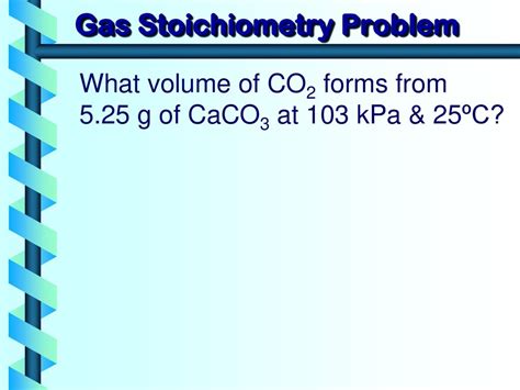 gas stoichiometry problem and answer Doc