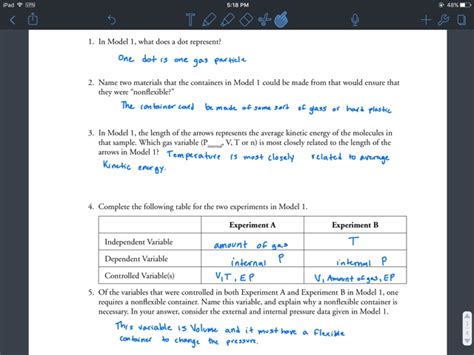 gas variables packet answer key Kindle Editon