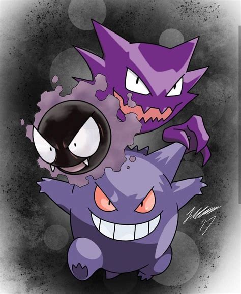 gastly gengar and haunter