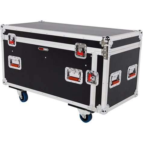 gator g tour 12 slot microphone stand flight case