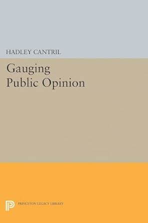 gauging public opinion princeton library PDF