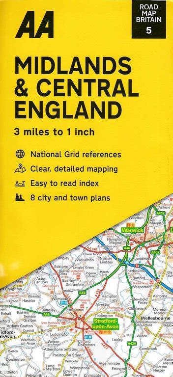 gb05 midlands and central england 1200k road map britain PDF