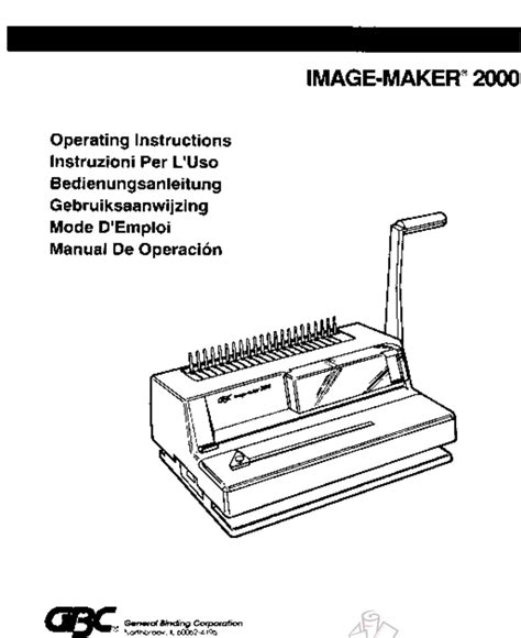 gbc image maker 2000 manual pdf Reader