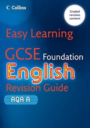 gcse english revision guide for aqa a foundation easy learning PDF