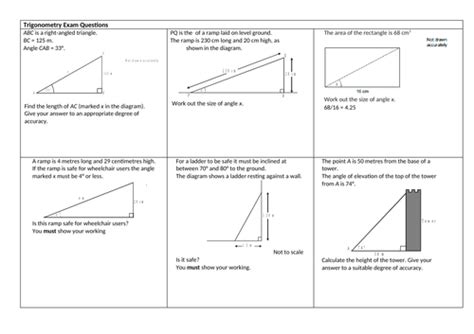 gcse trigonometry questions answers Epub