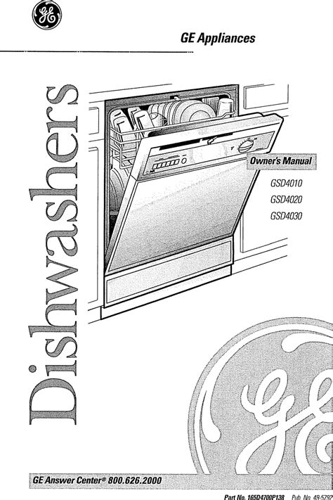 ge adora quiet power ii dishwasher manual Reader