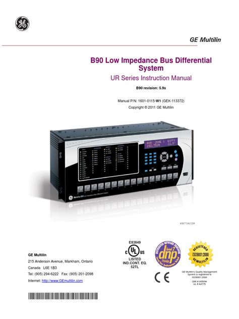 ge b90 relay manual Doc