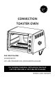 ge convection toaster oven manual PDF