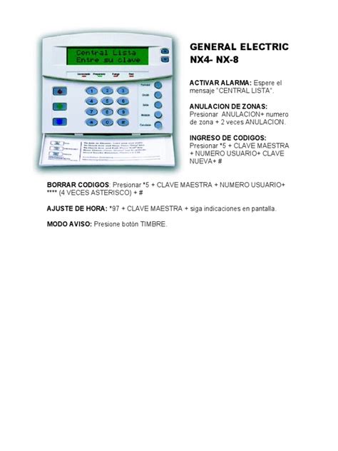 ge nx8e manual pdf Reader