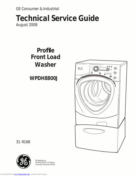 ge profile front load washer owners manual Epub