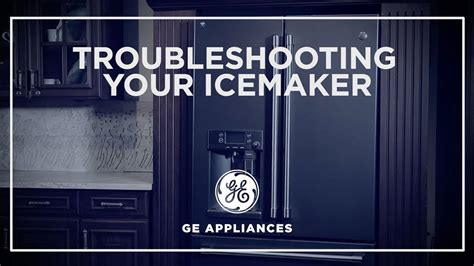 ge profile refrigerator ice dispenser problem pdf PDF