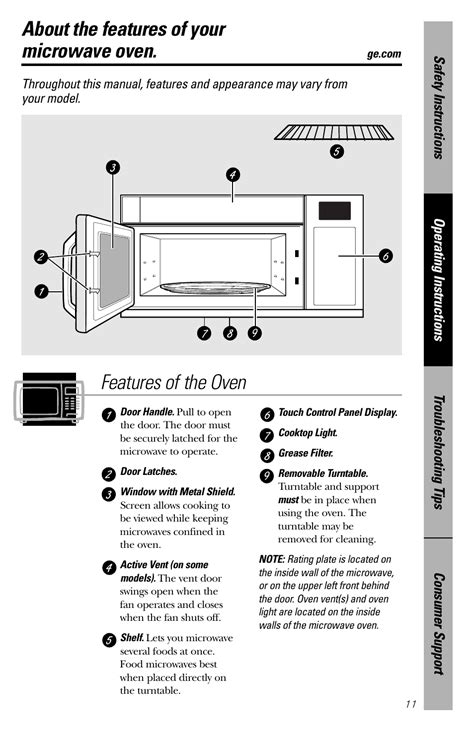 ge spacemaker xl1800 microwave manual PDF