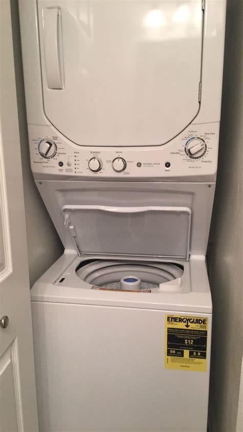 ge stackable washer dryer manual PDF