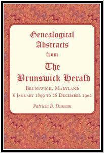 genealogical abstracts brunswick maryland december Kindle Editon