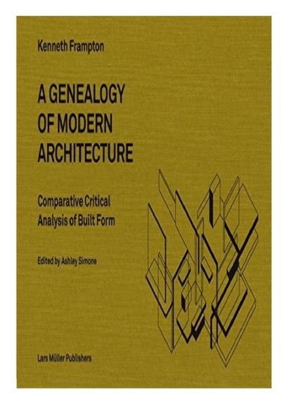 genealogy modern architecture comparative critical Doc