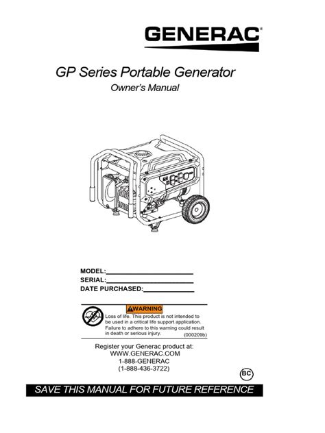 generac gp6500 manual pdf Epub