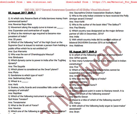 general awareness questions and answers latest PDF
