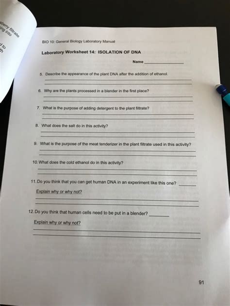 general biology 1 lab manual answers Epub
