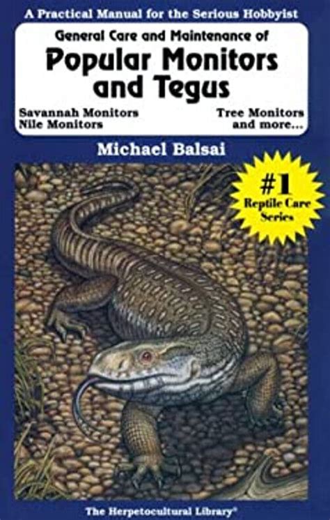 general care and maintenance of popular monitors and tegus herpetocultural library the PDF