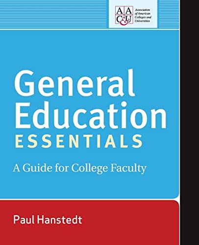 general education essentials a guide for college faculty Epub